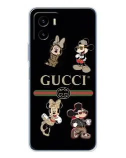 Чехол для Vivo Y19s Pro с картинкой «Gucci — герои Disney и монограмма» Чехол для Vivo Y19s Pro с картинкой «Gucci — герои Disney и монограмма»