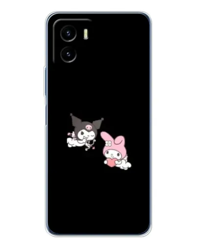 Чехол для Vivo Y19s Pro с картинкой «My Melody и Kuromi» Чехол для Vivo Y19s Pro с картинкой «My Melody и Kuromi»