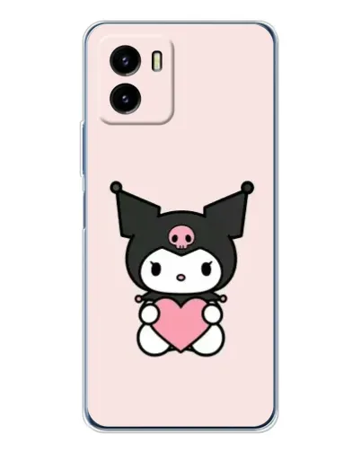 Чехол для Vivo Y19s Pro с картинкой «Kuromi и сердце» Чехол для Vivo Y19s Pro с картинкой «Kuromi и сердце»