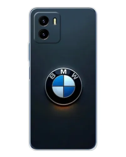 Чехол для Vivo Y19s Pro с картинкой «Логотип BMW — минимализм»