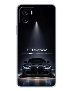 Чохол для Vivo Y19s Pro з картинкою «BMW крізь нічне місто»