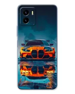 Чохол для Vivo Y19s Pro з картинкою «BMW — золота емблема»