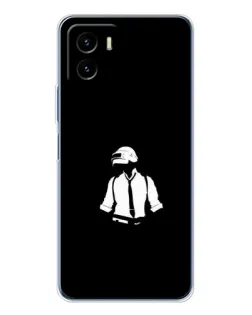 Чехол для Vivo Y19s Pro с картинкой «PUBG — белый шлем»