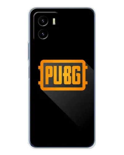 Чехол для Vivo Y19s Pro с картинкой «PUBG — рамка лого»