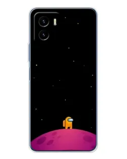 Чехол для Vivo Y19s Pro с картинкой «Одинокий герой на планете»