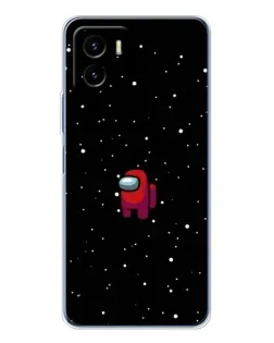 Чехол для Vivo Y19s Pro с картинкой «Красный Among Us»