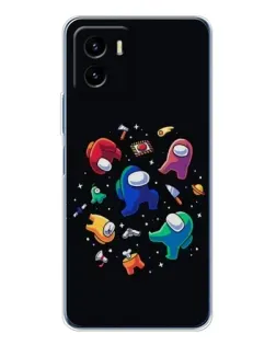 Чехол для Vivo Y19s Pro с картинкой «Among Us космос»