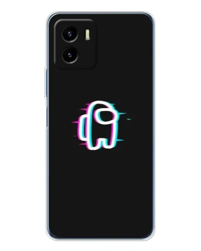 Чехол для Vivo Y19s Pro с картинкой «Among Us неон»