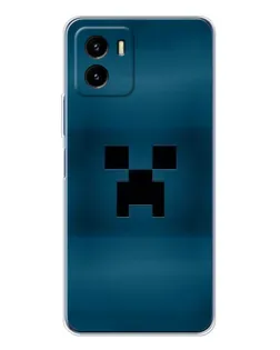 Чехол для Vivo Y19s Pro с картинкой «Крипер текстура»