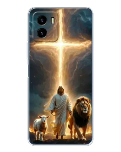 Чехол для Vivo Y19s Pro с картинкой «Лев Иуды и Свет»