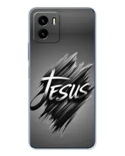 Чехол для Vivo Y19s Pro с картинкой «Надпись Jesus Graffiti»