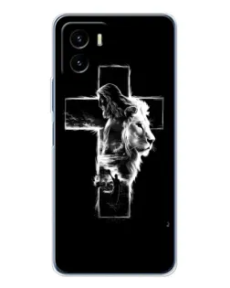 Чехол для Vivo Y19s Pro с картинкой «Сияющий крест Jesus»