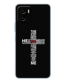 Чехол для Vivo Y19s Pro с картинкой «Текстовый крест»