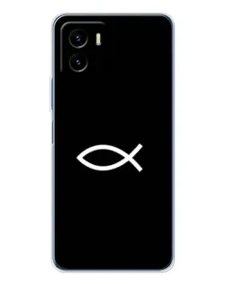 Чехол для Vivo Y19s Pro с картинкой «Символ рыбы Jesus»
