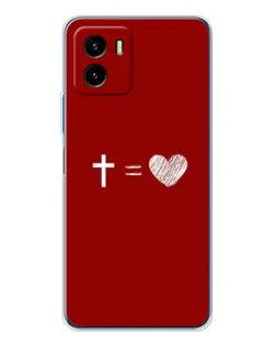 Чехол для Vivo Y19s Pro с картинкой «Уравнение любви»