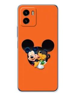 Чехол для Vivo Y19s Pro с картинкой «Сердце Микки Минни»