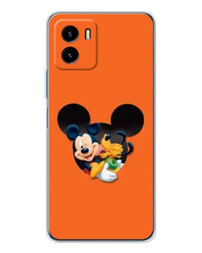 Чехол для Vivo Y19s Pro с картинкой «Сердце Микки Минни»