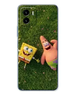 Чехол для Vivo Y19s Pro с картинкой «Друзья на лужайке»