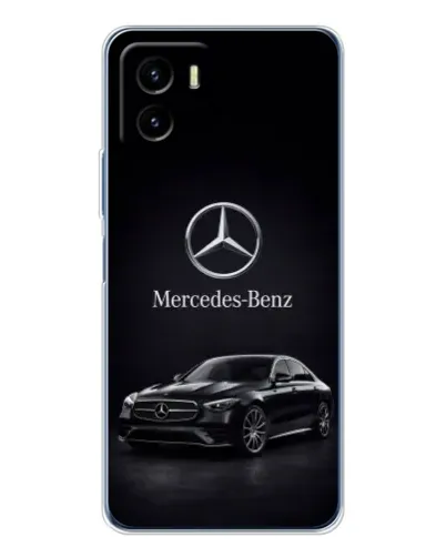 Чехол для Vivo Y19s Pro с картинкой «Mercedes — решетка радиатора»