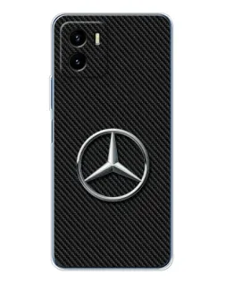 Чехол для Vivo Y19s Pro с картинкой «Карбоновый Mercedes стиль»