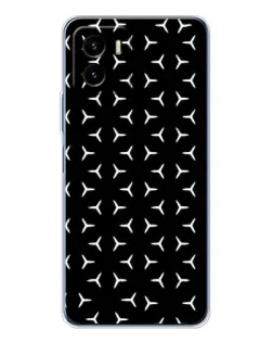Чехол для Vivo Y19s Pro с картинкой «Mercedes паттерн звезд»