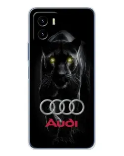 Чехол для Vivo Y19s Pro с картинкой «Пантера и Audi»