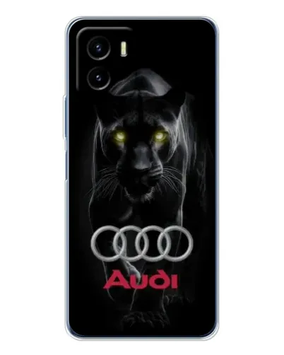 Чехол для Vivo Y19s Pro с картинкой «Пантера и Audi»