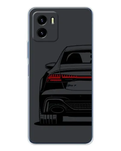 Чехол для Vivo Y19s Pro с картинкой «Задняя часть Audi — арт»