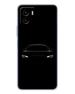 Чехол для Vivo Y19s Pro с картинкой «Взгляд Audi в темноте»