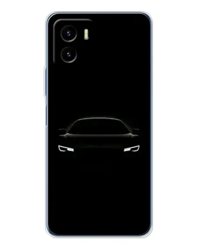 Чехол для Vivo Y19s Pro с картинкой «Взгляд Audi в темноте»