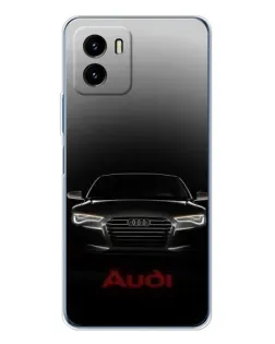 Чехол для Vivo Y19s Pro с картинкой «Audi — градиентный контур»