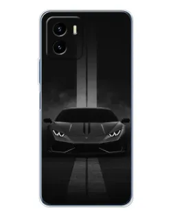 Чехол для Vivo Y19s Pro с картинкой «Lamborghini симметрия дорог»