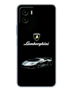Чехол для Vivo Y19s Pro с картинкой «Логотип Lamborghini классика»