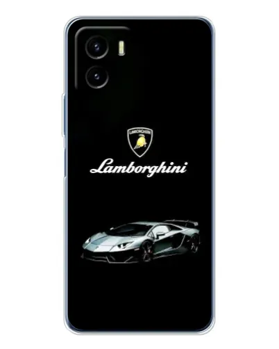 Чехол для Vivo Y19s Pro с картинкой «Логотип Lamborghini классика»