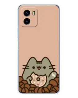 Чехол для Vivo Y19s Pro с картинкой «Кофейный Пушин»