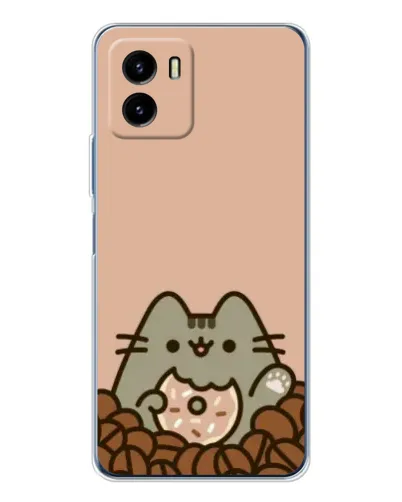 Чехол для Vivo Y19s Pro с картинкой «Кофейный Пушин»