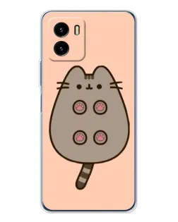 Чехол для Vivo Y19s Pro с картинкой «Пушин пузиком кверху»