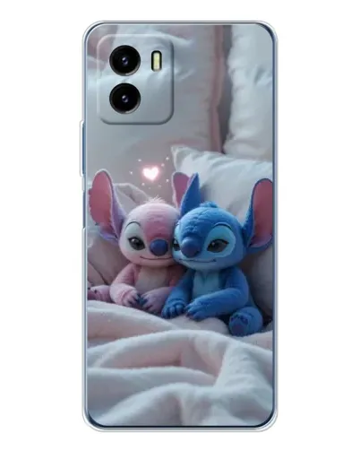 Чохол для Vivo Y19s Pro з картинкою «Плюшеві Стіч Ангел»