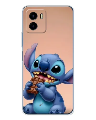 Чохол для Vivo Y19s Pro з картинкою «Стіч їсть шоколад»