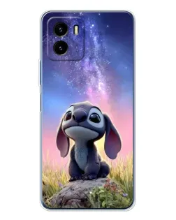 Чехол для Vivo Y19s Pro с картинкой «Стич на рассвете»