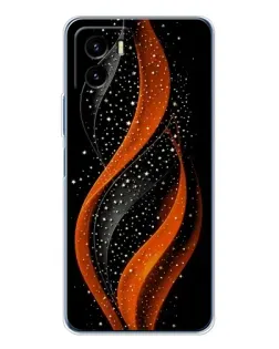 Чехол для Vivo Y19s Pro с картинкой «Огненная звездная волна»