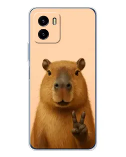 Чехол для Vivo Y19s Pro с картинкой «Капибара виктория» Чехол для Vivo Y19s Pro с картинкой «Капибара виктория»