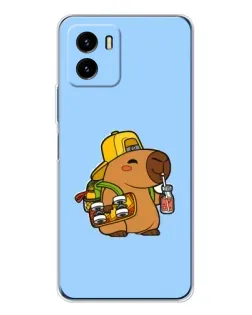 Чехол для Vivo Y19s Pro с картинкой «Капибара на скейте» Чехол для Vivo Y19s Pro с картинкой «Капибара на скейте»