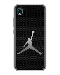 Чехол для Vivo Y1s с картинкой «Jordan Dark Carbon»