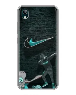 Чехол для Vivo Y1s с картинкой «Спортивный арт Nike»