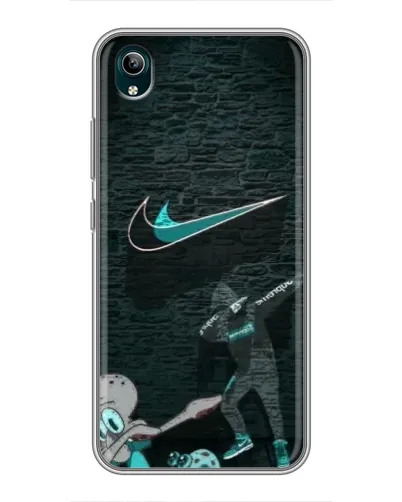 Чехол для Vivo Y1s с картинкой «Спортивный арт Nike»