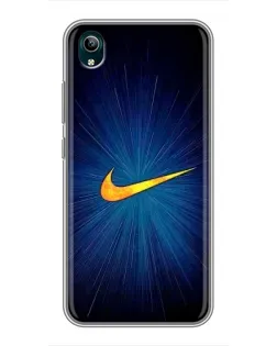 Чохол для Vivo Y1s з картинкою «Синій пульс Nike»