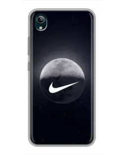 Чохол для Vivo Y1s з картинкою «Nike у стилі графіті»