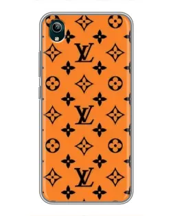 Чехол для Vivo Y1s с картинкой «Оранжевый стиль LV»