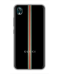 Чехол для Vivo Y1s с картинкой «Gucci — строгая линия»